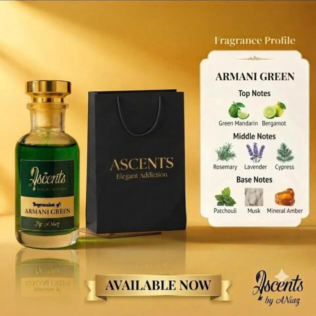 ARMANI GREEN – Inspired by Giorgio Armani